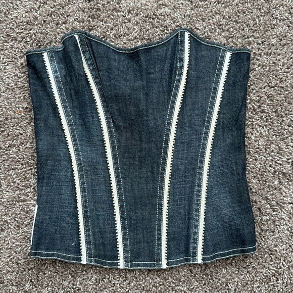 La perla jeans denim corset - Picture 1 of 6